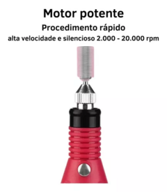 Motor Caneta Lixadeira De Unha Elétrica Bivolt 110v 220v - POINT MIX  ACESSORIOS