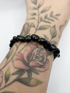 Pulseira turmalina negra