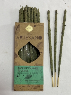 Incenso 3 por 10,00 flor de champa e chá verde - sagrada madre