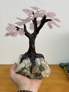 árvore de quartzo rosa g - comprar online