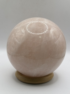 Esfera de quartzo rosa 1,3kg