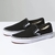 VANS / TÊNIS SLIP-ON/ BLACK/ WHITE