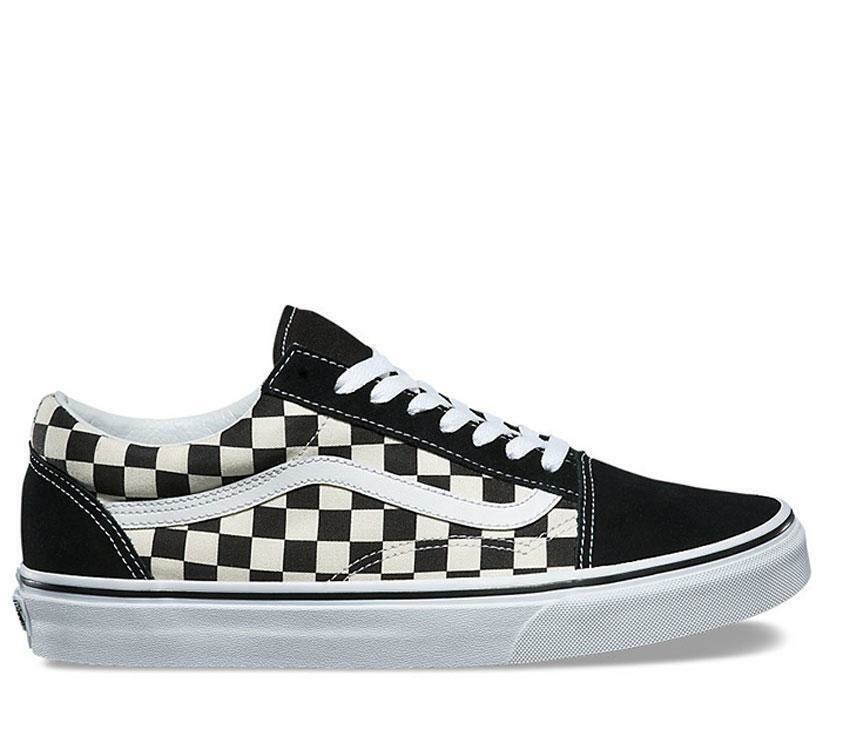 Tenis vans xadrez preto e branco hotsell