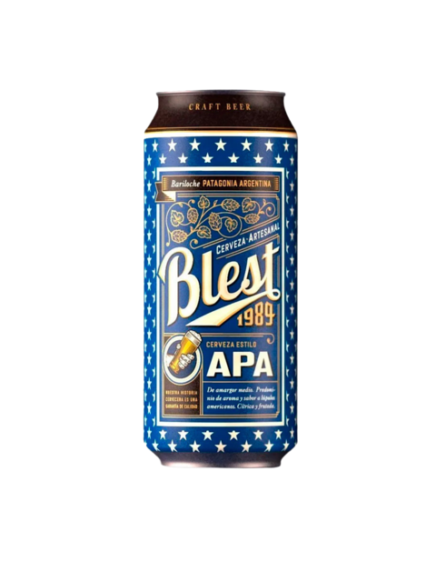 Cerveza Artesanal Blest APA 473 ml.