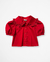 Camisa Vermelha com Gola de Laise Seraphina - comprar online
