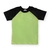 Camiseta Raglan Verde