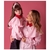 Camisa Infantil Rosa e Vermelha Layla - loja online
