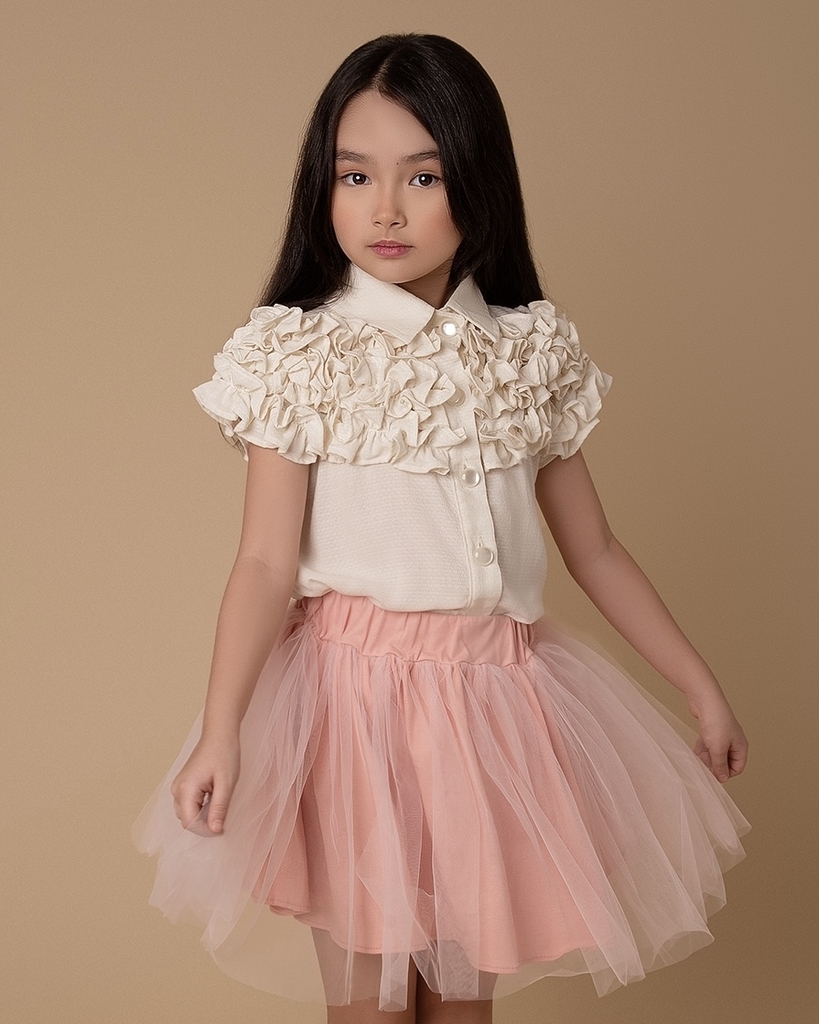 Saia infantil best sale rodada
