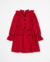 Vestido de Tricoline Vermelho Courtney - comprar online