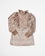Vestido de Plush Jacquard Caramelo Angelina - comprar online