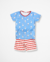 Pijama Infantil de Camiseta e Shorts “Milk”