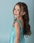 Vestido Infantil Azul Turquesa Deby - Piang Pee | Loja Virtual