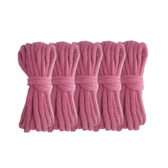Pack de 5 cuerdas algodón rosa tipo reforzado- Shibari