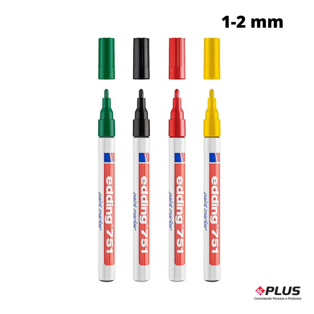 EDDING 751 MARCADOR PERMANENTE PONTA 1 2 MM