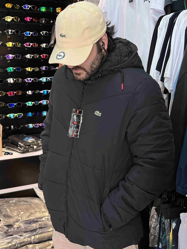 Jaqueta lacoste com sales fone de ouvido
