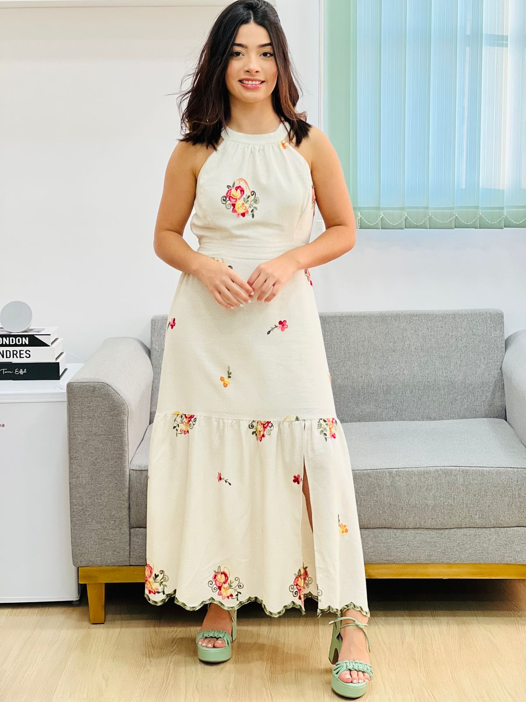 Vestidos hotsell linho 2019
