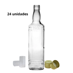 GARRAFA UAI - 670 ML + TAMPA E LACRE - 24 UNIDADES