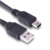 CABLE MINI USB 5 PINES A USB 2.0 1.5 METROS NEGRO CON FILTRO