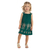 Vestido Verde Infantil Milon Tricoline