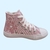 Tênis Chuck Taylor All Star Converse Cano Alto Rosa Com Brilho