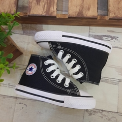 Tênis Converse All Star Preto/Preto Cano Alto