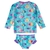 conjunto praia peixes elastano toddler proteção uv50+ tip top - comprar online