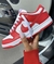 Dunk low vermelho