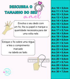 Anel Regulável Coração na internet