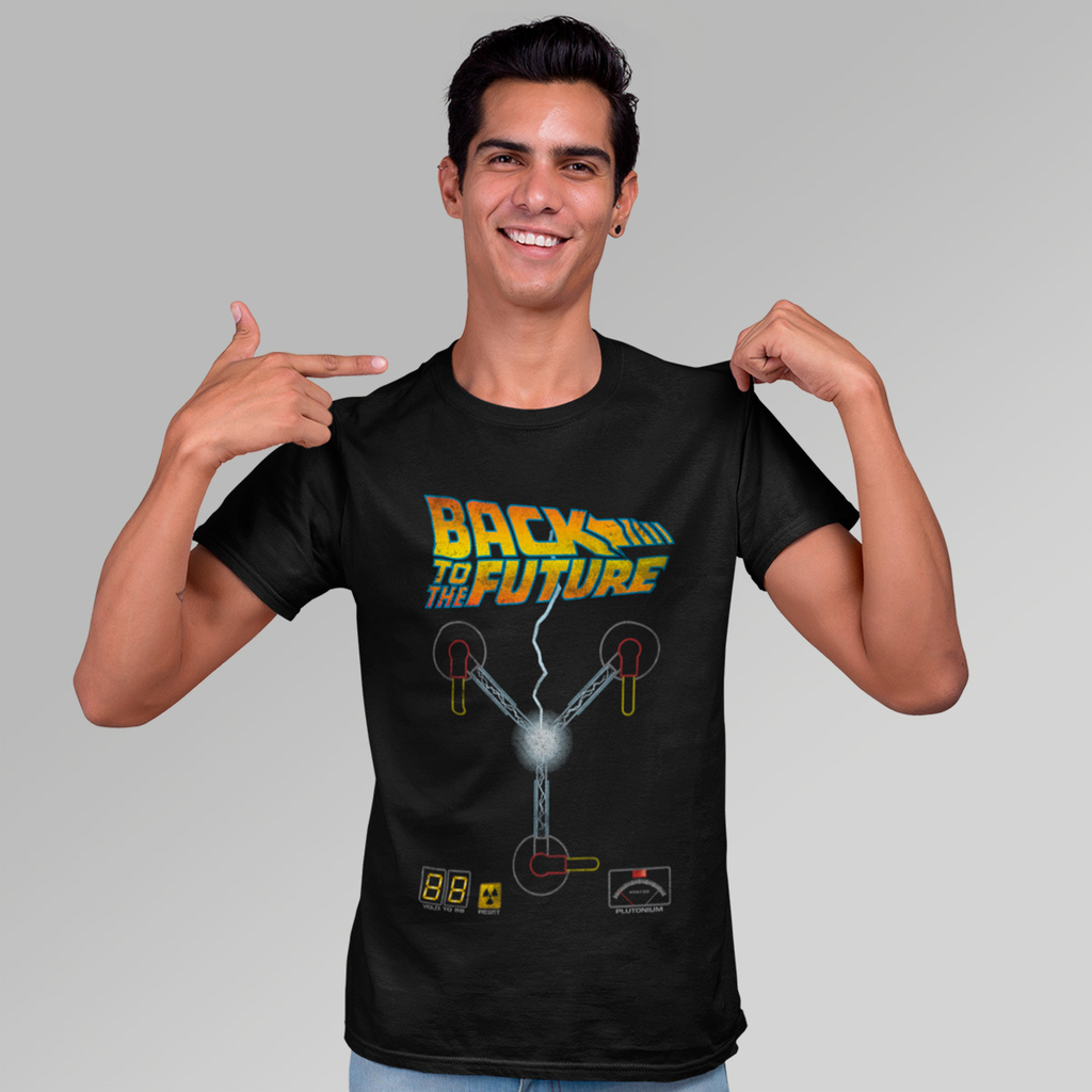 Camiseta Back to the Future CF Grunge Unissex
