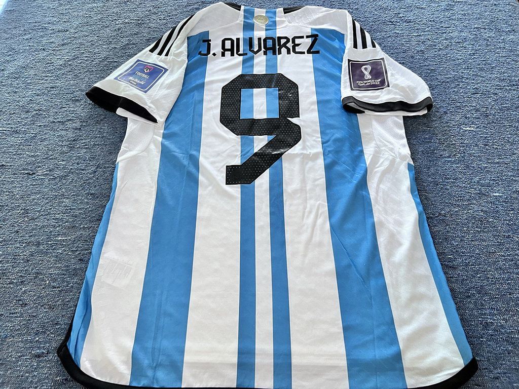 Argentina J. ALVAREZ #9 Home Jersey 2022