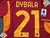 AS Roma Titular 2024. #21 Dybala. HeatRDY (de juego). Parche Serie A TIM - Libero Camisetas de fútbol