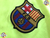 Barcelona Suplente flúor RETRO 2006. #30 Messi. Parche UEFA Champions League - tienda online