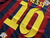 Barcelona Titular RETRO 2014. #10 Messi. Parche LFP