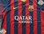 Barcelona Titular RETRO 2014. #10 Messi. Parche LFP en internet