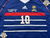 Francia Titular RETRO 1998. #10 Zidane. Mundial Francia 1998 - Libero Camisetas de fútbol