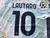 Inter de Milan Suplente (blanca) 2023. #10 Lautaro. Dri Fit ADV (de juego). Parche UEFA Champions League- - tienda online