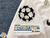 Paris Saint Germain Suplente blanca 2022. #4 Sergio Ramos. Parche UEFA Champions League - tienda online
