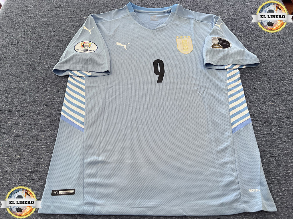 L. Suárez #9 Uruguay Home - Camiseta de fútbol para la