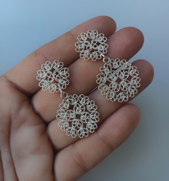 Aretes mandala medianos