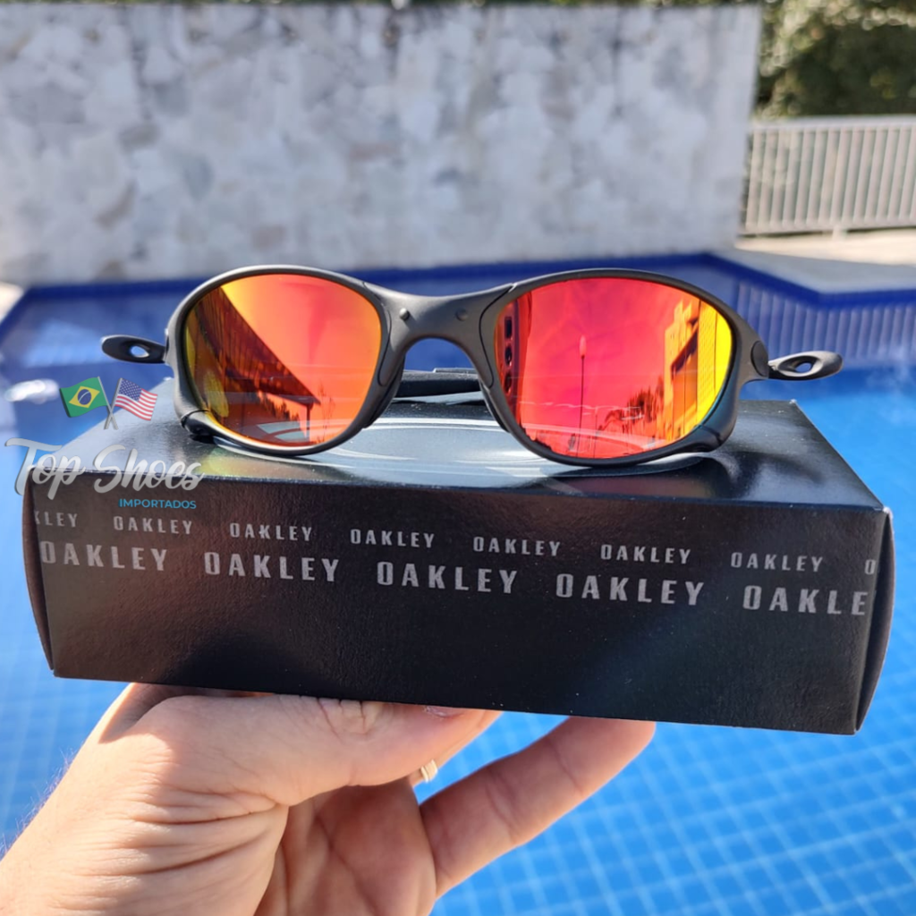 Óculos Oakley Double-x Lente Ruby Fire Red