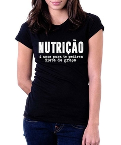 Blusa Feminina - Nutrição