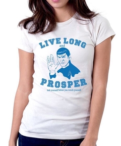 Blusa Feminina - Live long and prosper