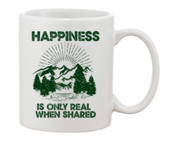 Caneca - Happiness is only real when shared