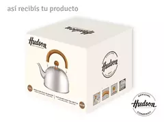 Hudson Pava Acero Inoxidable 1,5lts Pico Matero Mango Madera Normal Color Marrón - AMODO ORDEN