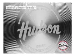 Panquequera Sarten Antiadherente Hudson 22 Cm Color Negro