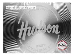 Sarten Doble Antiadherente Hudson 20 Cm Tortilla Aluminio Color Negro