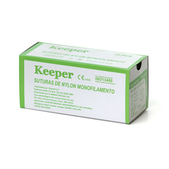 AGUJAS SUTURA NYLON KEEPER CAJA X12