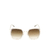Óculos de Sol Hickmann Marrom e Dourada - HI30007 04B 52X23 140