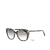 Óculos de Sol Swarovski Demi Preta e Dourado - SK 265 52F 55X16 140 *2 na internet
