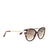 Óculos de Sol Tartaruga e Dourado - GUESS GU7658 52F 56X17 140 *3 - comprar online